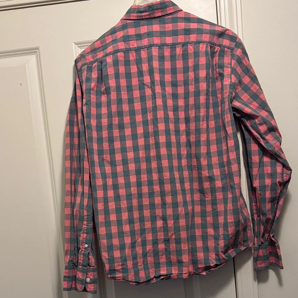 J. Crew Red Plaid Button-Down Shirt